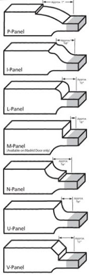 Center panel profiles