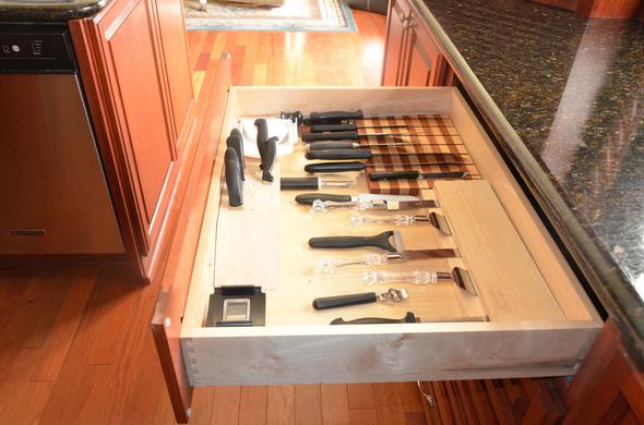custom knife drawer